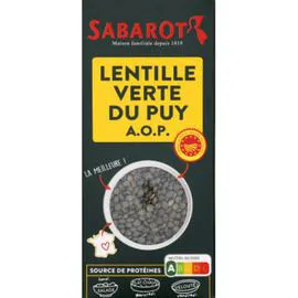 SABAROT Lentille Verte du Puy 450g