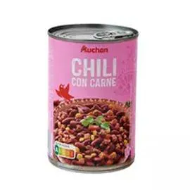 AUCHAN Chili con carne 410g