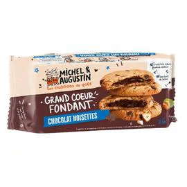 MICHEL & AUGUSTIN Cookies chocolat noisettes 180g