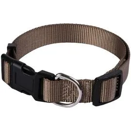 ANIMALIS Collier Basic pour Chien 12mm 20/30cm, Taupe 10g