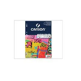 CANSON Papier dessin blanc A4 mobile et perforé 90g/m² 50 feuilles l'unité