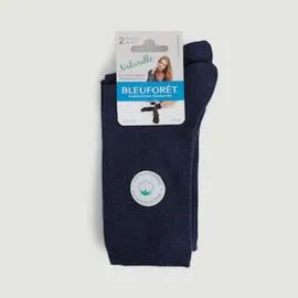 BLEUFORÊT Paires de chaussettes en coton Lot de 2 TU l'unité