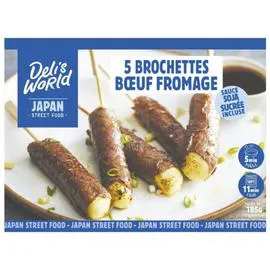 DELI'S WORLD Brochette Boeuf Fromage 195g