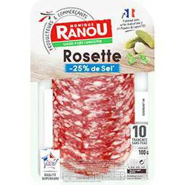 MONIQUE RANOU Rosette réduit en sel grandes tranches 100g