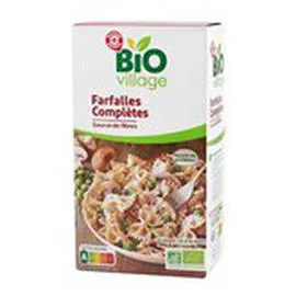 MARQUE REPÈRE, BIO VILLAGE Farfalle Bio Au blé complet 500g