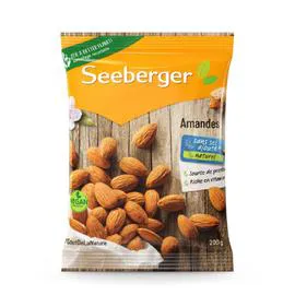 SEEBERGER Amandes natures 200g