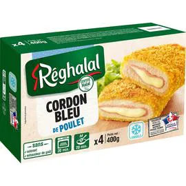 RÉGHALAL Cordon bleu de poulet 400g