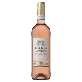 LES ORMES DE CAMBRAS Vin rosé Cinsault Syrah Pays d'Oc 75cl