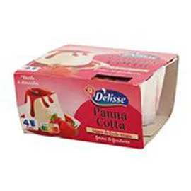 MARQUE REPÈRE, DÉLISSE Panna Cotta Fruits rouges 4x90g