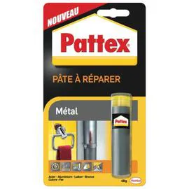 PATTEX Colle pâte époxy répar' métal 48g