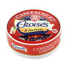 MARQUE REPÈRE, LES CROISÉS Camembert 8 portions - 22% mg 8x30g
