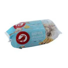 AUCHAN Gaufres liégeoises aux perles de sucre sachets individuels 300g