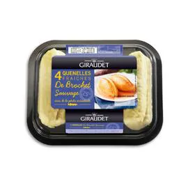 GIRAUDET Quenelles fraîches de brochet 4x200g