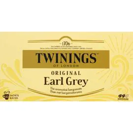 TWININGS Thé noir Original Earl Grey x50 100g