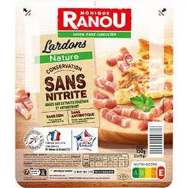 MONIQUE RANOU Lardons nature 2x75g