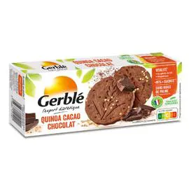 GERBLÉ Biscuits quinoa cacao 132g