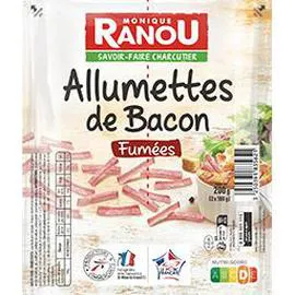 MONIQUE RANOU Allumettes de bacon fumées 2x100g