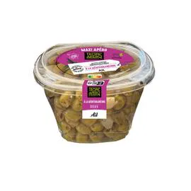 TROPIC APÉRO Olive verte dénoyautées à la méditerranéenne 450g