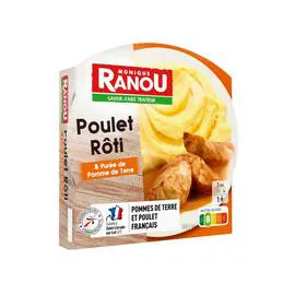MONIQUE RANOU Poulet rôti & purée de pomme de terre 300g