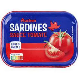 AUCHAN Sardines à la tomate 135g
