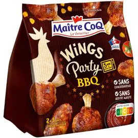 MAÎTRE COQ WINGS PARTY BBQ SAC 400g