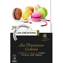 LES CRÉATIONS Les Macarons Colorés 12x12,1g