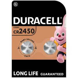 DURACELL Piles boutons au lithium - spéciales 2450 3V x2