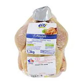 ECO+ Poulet entier jaune 1,3kg