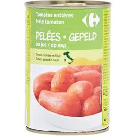CARREFOUR Tomates entières pelées au jus 240g