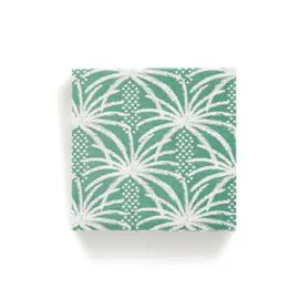 MONOPRIX Monoprix Maison 20 Serviettes, Palmier, Vert, 40X40Cm l'unité
