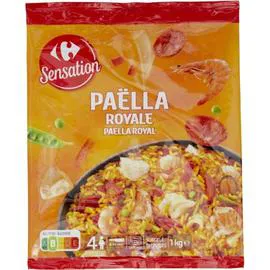 CARREFOUR SENSATION Plat cuisiné paella Valenciana 1kg