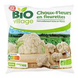 MARQUE REPÈRE, BIO VILLAGE Choux-fleurs Bio En fleurettes 600g