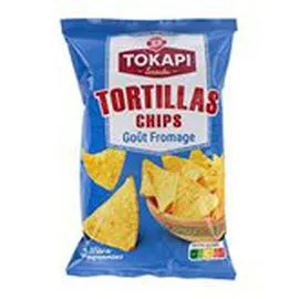 MARQUE REPÈRE, TOKAPI Tortillas chips Fromage 150g