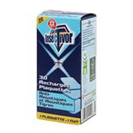 MARQUE REPÈRE, INSECTIVOR Recharges plaquettes Anti-moustiques - x30 x30