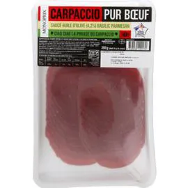 MONOPRIX Carpaccio de boeuf avec pesto 200g