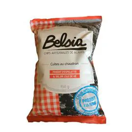 BELSIA Chips piment Espelette/sel sans gluten 150g