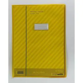 MONOPRIX Monoprix Maison Protège-Cahier Jaune A4 l'unité