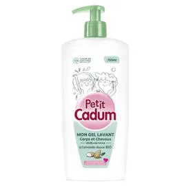 PETIT CADUM Gel Corps & Cheveux Enfant Amande Douce 750ml