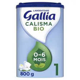 GALLIA Lait bébé en poudre 1er âge 0-6 mois Calisma Bio 800g
