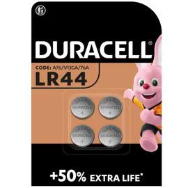 DURACELL Pile Bouton Alcaline LR44 1,5V x4