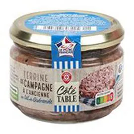 MARQUE REPÈRE, CÔTÉ TABLE Terrine de campagne Sel de guérande 180g
