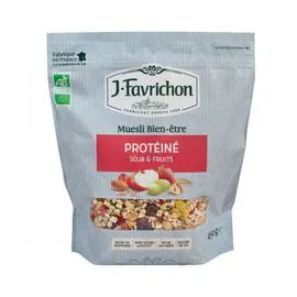 FAVRICHON Muesli Proteiné Soja & Fruits 450g