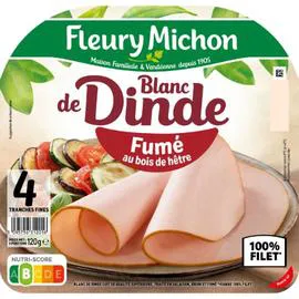 FLEURY MICHON Blanc de dinde fumé 120g