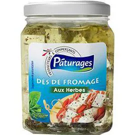 PÂTURAGES Dés de fromage aux herbes 300g
