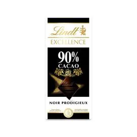 LINDT, EXCELLENCE Chocolat noir 90% 100g