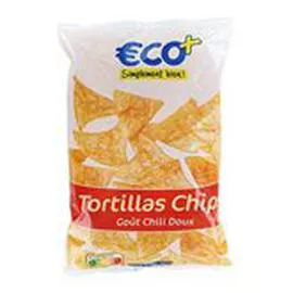 ECO+ Tortilla chips chili 300g