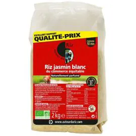 AUTOUR DU RIZ Riz Jasmin Blanc Du Cambodge Bio 2kg