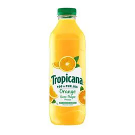 TROPICANA Pur jus Orange Pure Premium Avec pulpe 1l