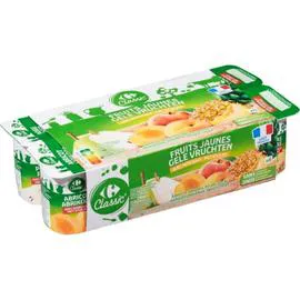 CARREFOUR CLASSIC' Yaourt fruits jaunes 8x125g