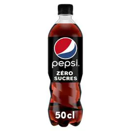 PEPSI ZÉRO Soda Cola sans sucres 50cl